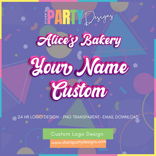 CUSTOM LOGO | ALICE'S BAKERY