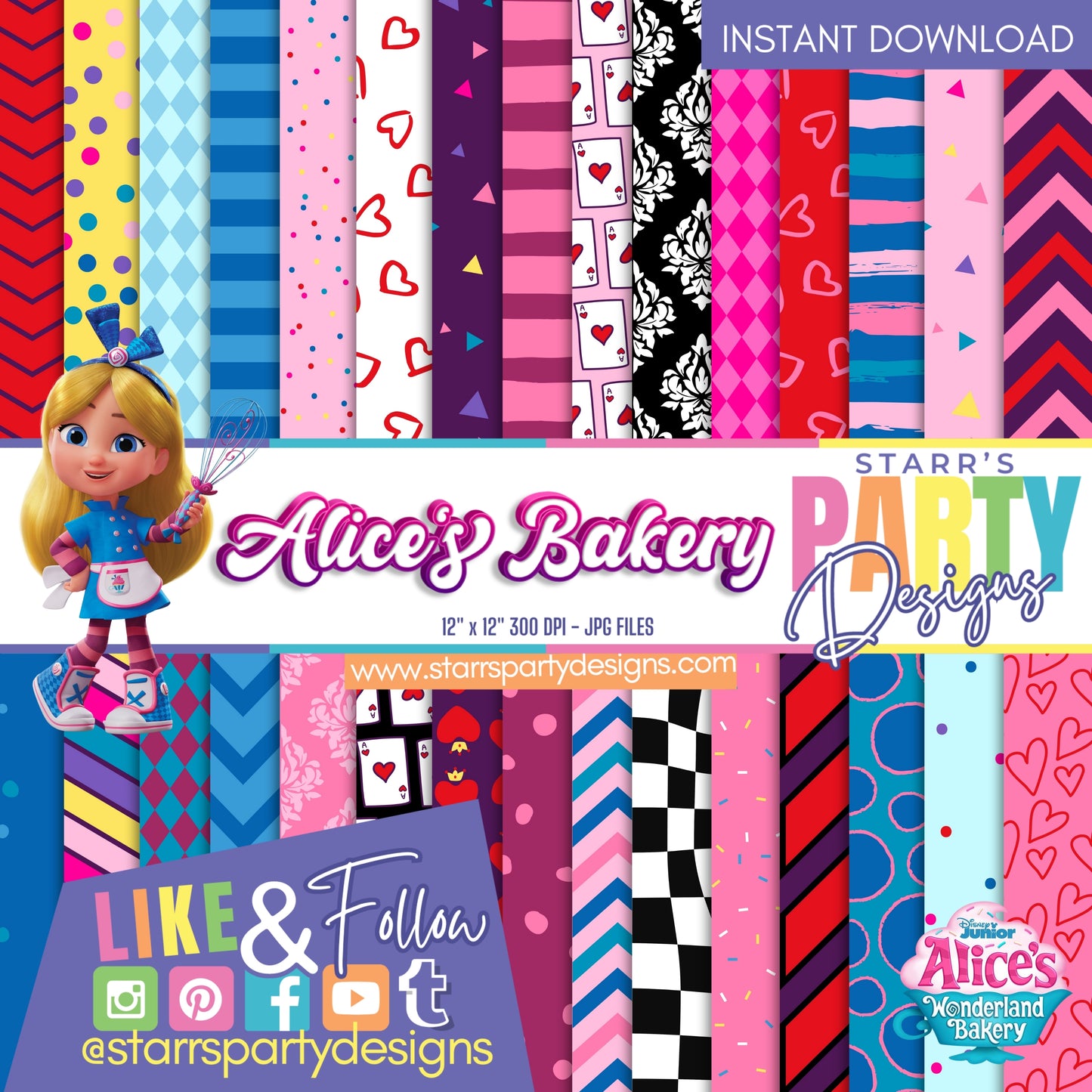 ALICE'S BAKERY PAPER PACK 1