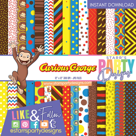 CURIOUS GEORGE PAPER PACK 1