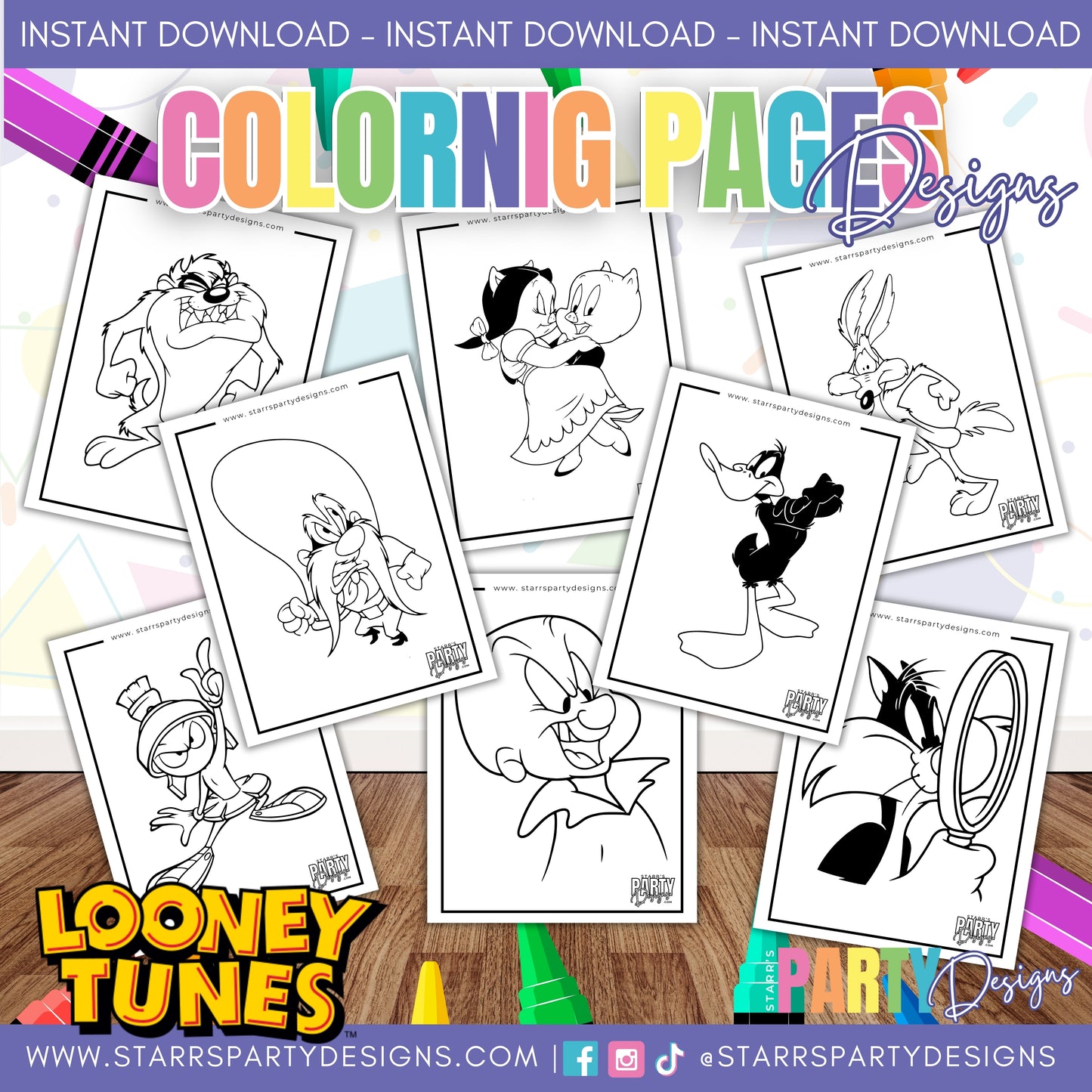 LOONEY TUNES COLORING PAGES 1