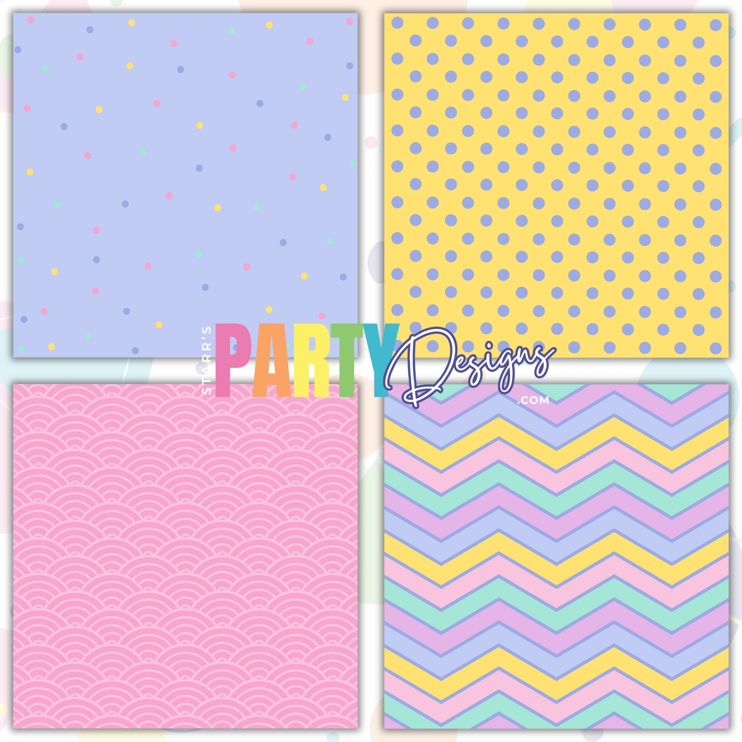 HELLO KITTY PASTEL MERMAID PAPER PACK 1