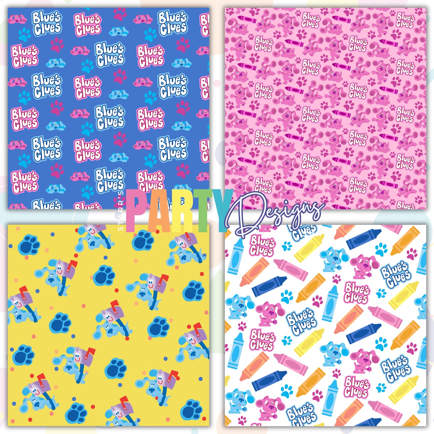 BLUE'S CLUES COLORFUL PAPER PACK A1