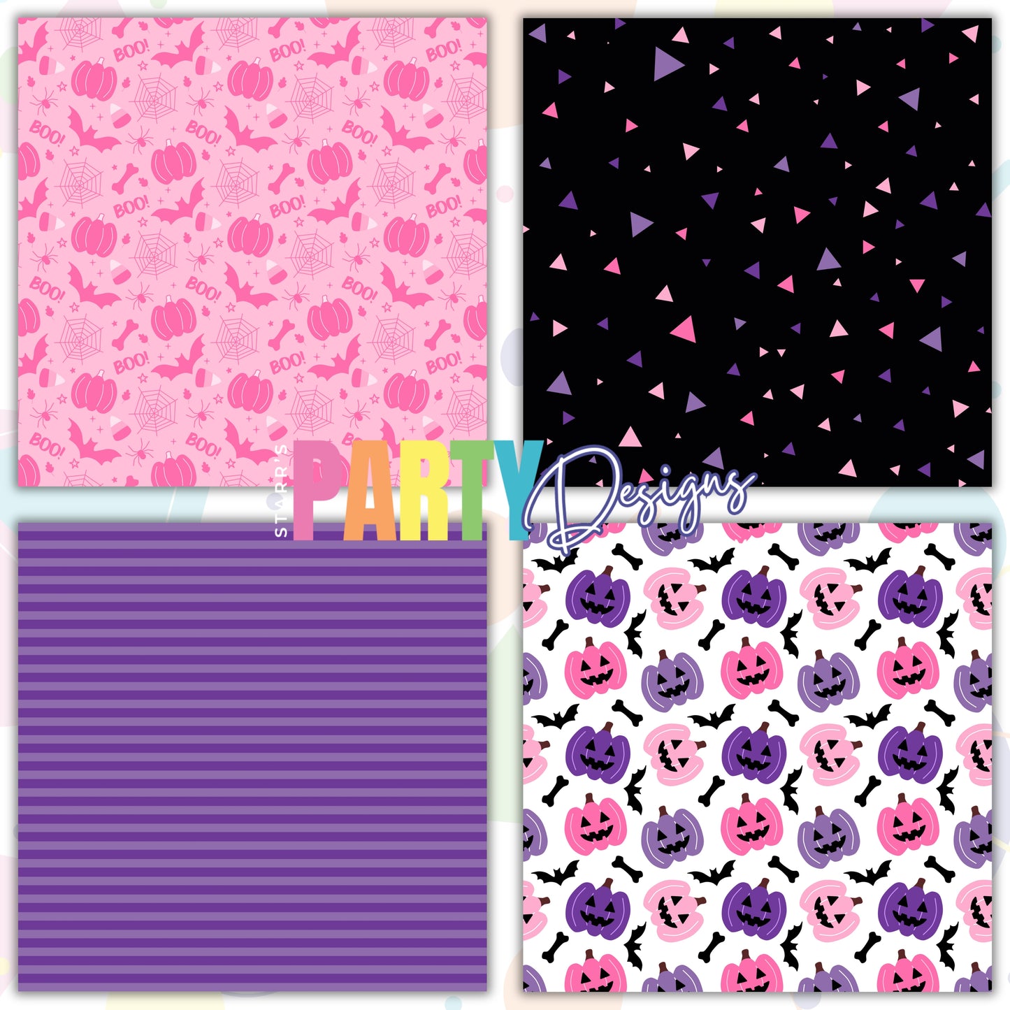 PURPLE BOO PAPER PACK