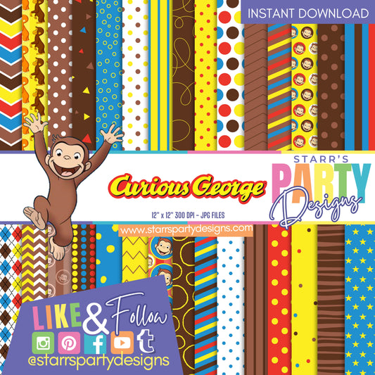 CURIOUS GEORGE PAPER PACK 2