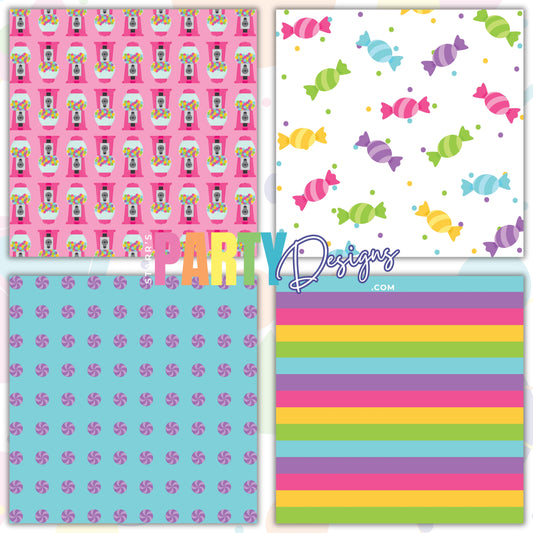 CANDY PAPER PACK & CLIPART KIT