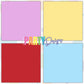 ALICE IN WONDERLAND PASTEL SOLIDS PAPER PACK