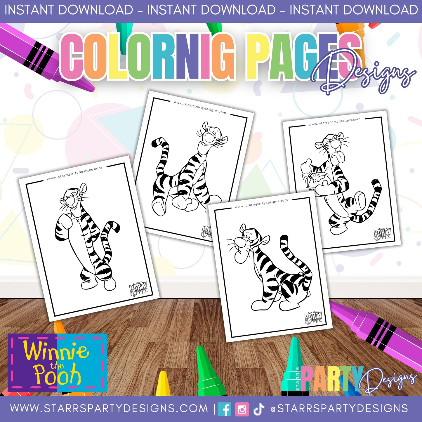 WINNIE THE POOH COLORING PAGES 3