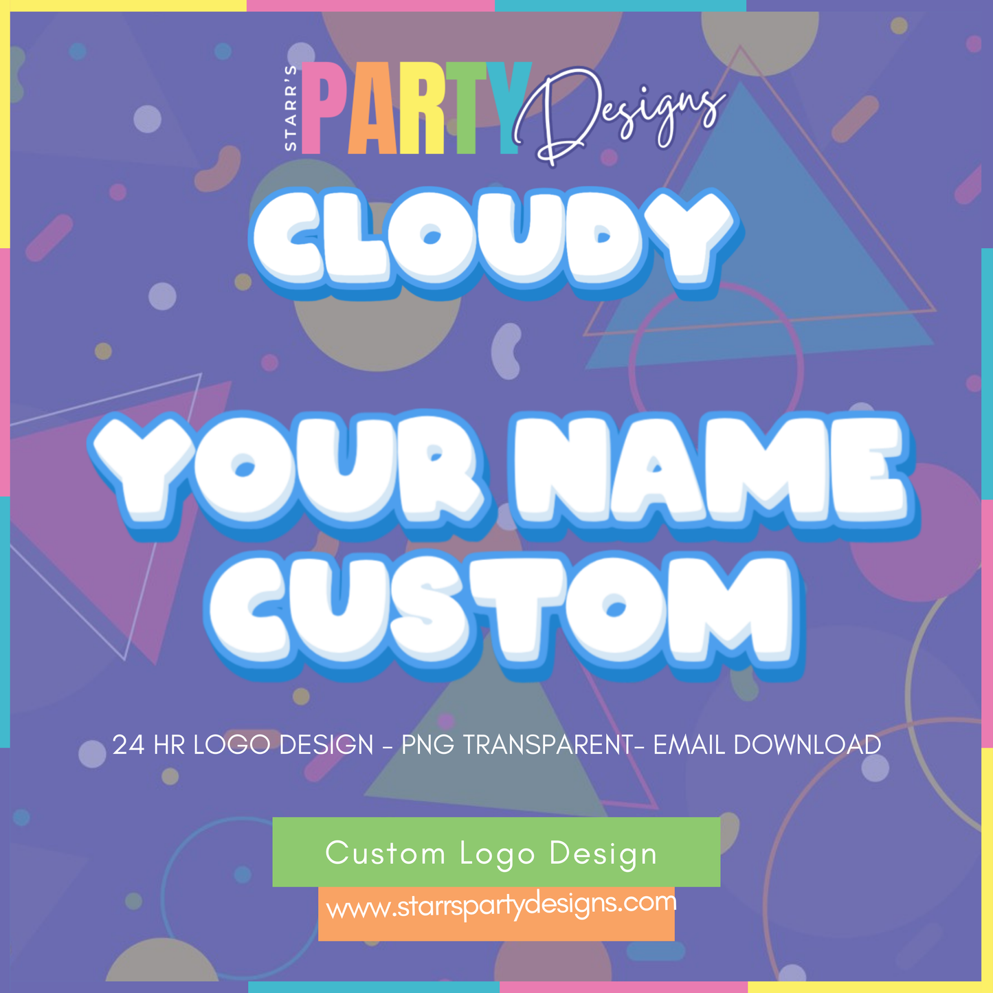 CUSTOM LOGO | CLOUDY