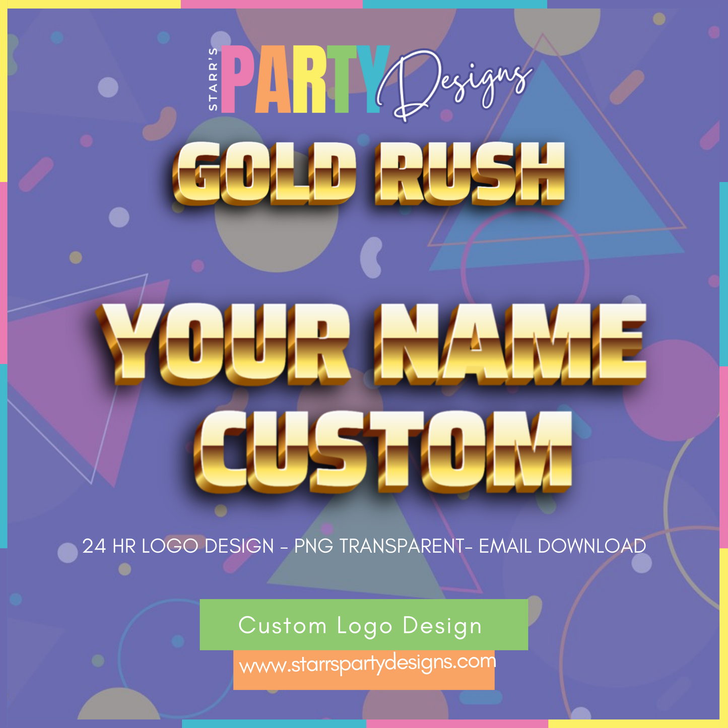 CUSTOM LOGO | GOLD RUSH