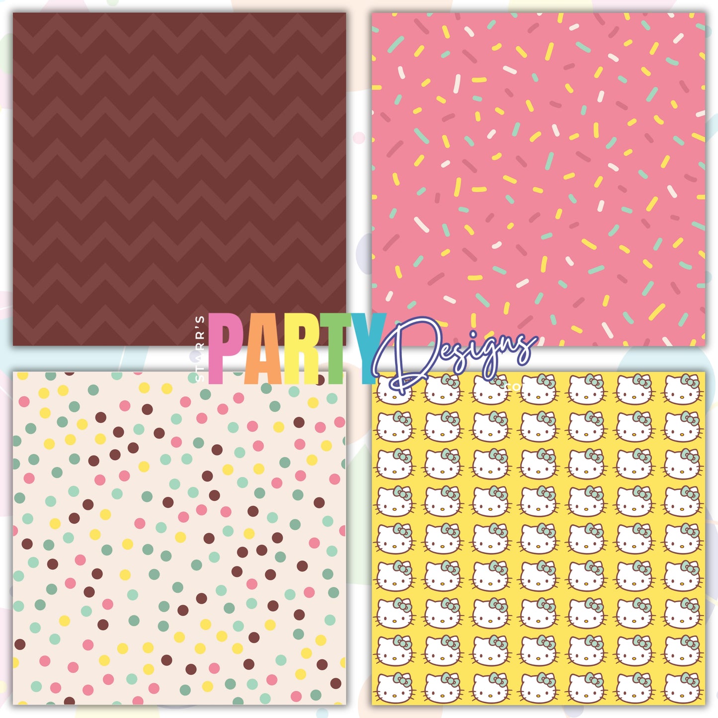 HELLO KITTY PASTEL PAPER PACK 2