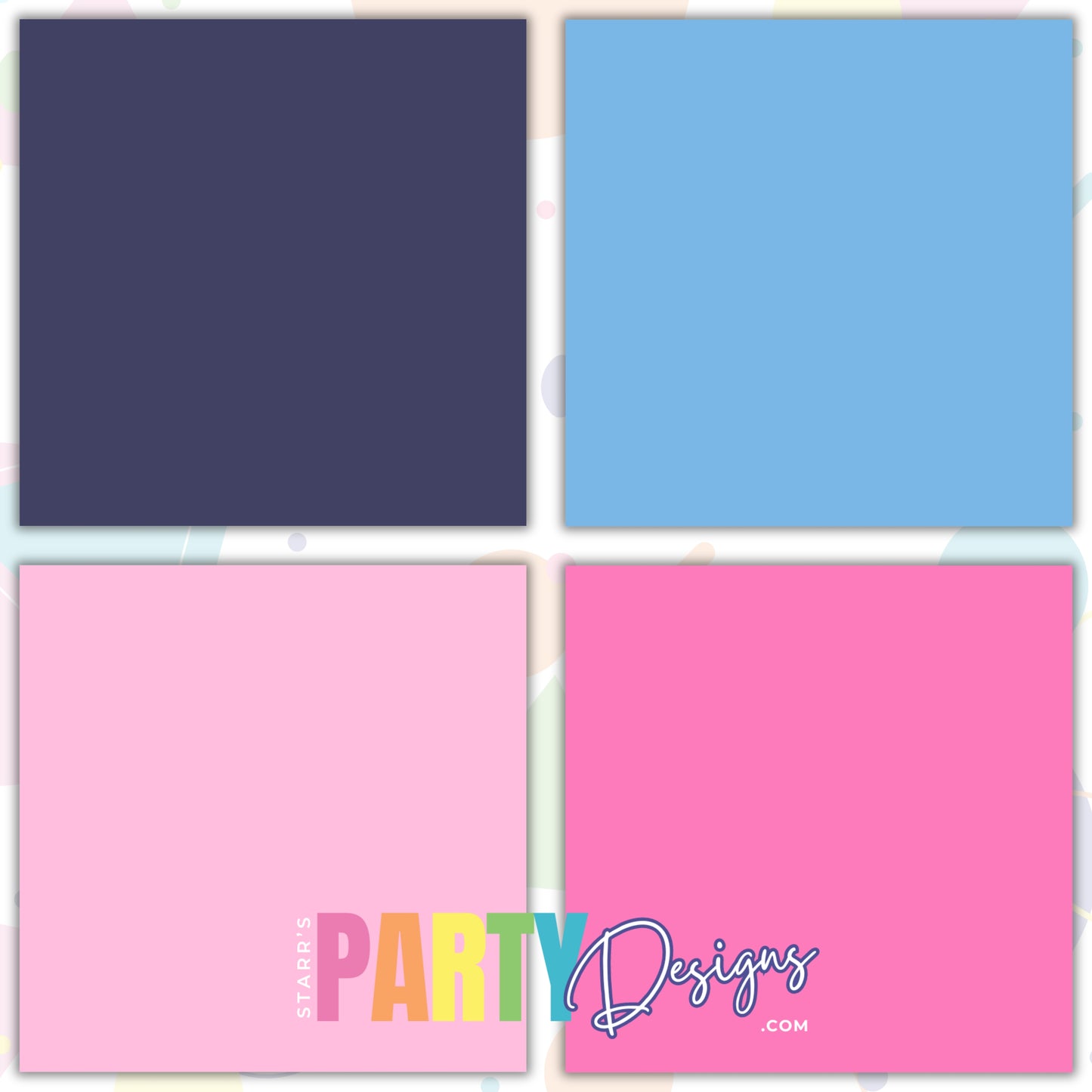 BLUEY GIRL SOLIDS PAPER PACK