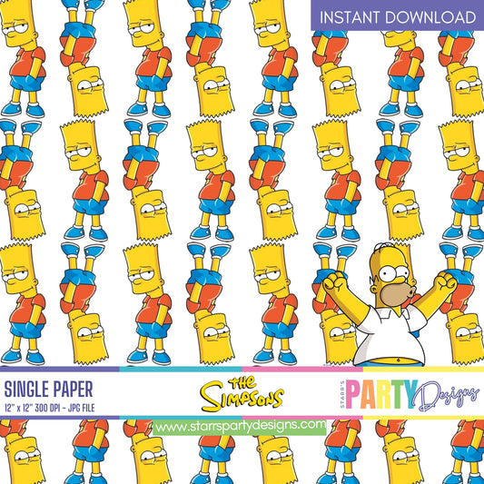 THE SIMPSONS DIGITAL PAPER 1