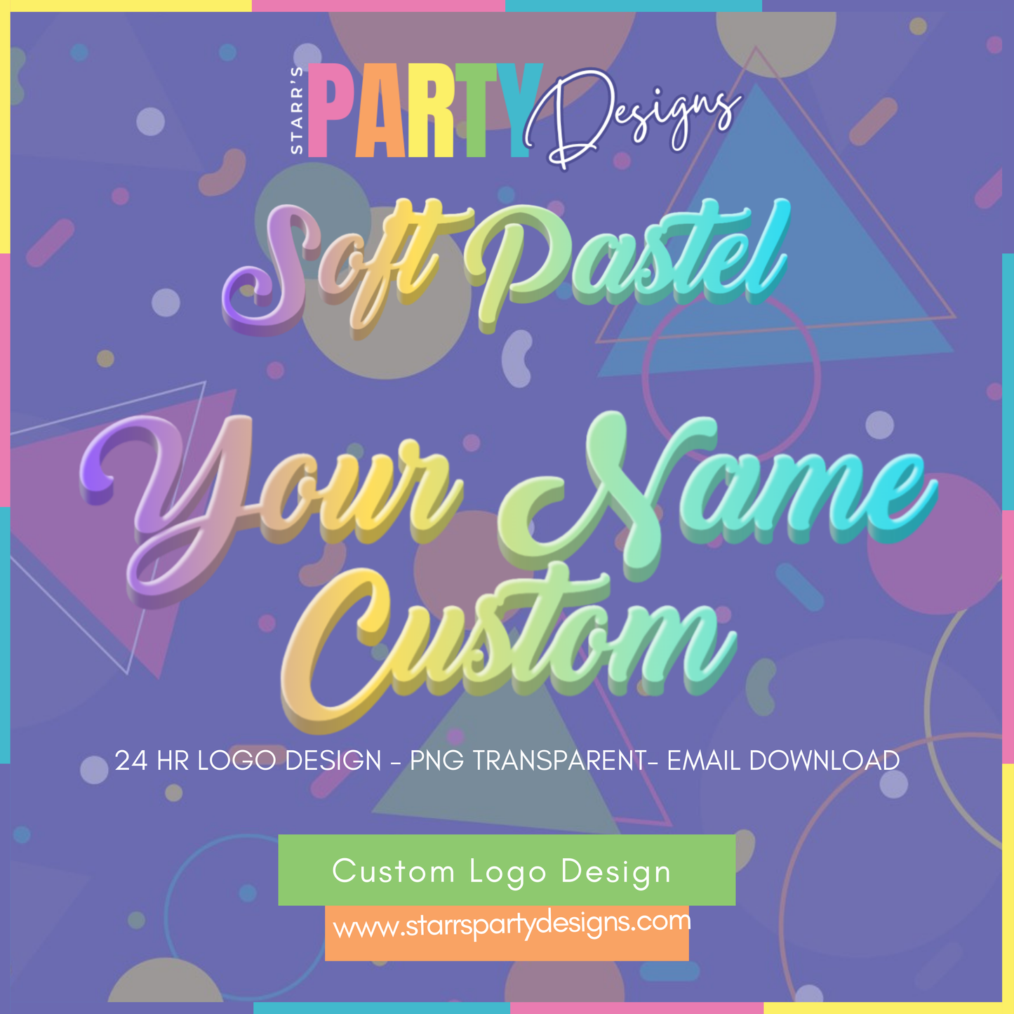 CUSTOM LOGO | SOFT PASTEL