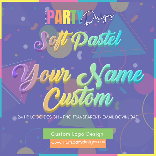 CUSTOM LOGO | SOFT PASTEL