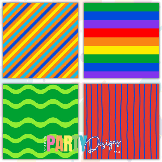 COCOMELON BRIGHTS STRIPES PAPER PACK