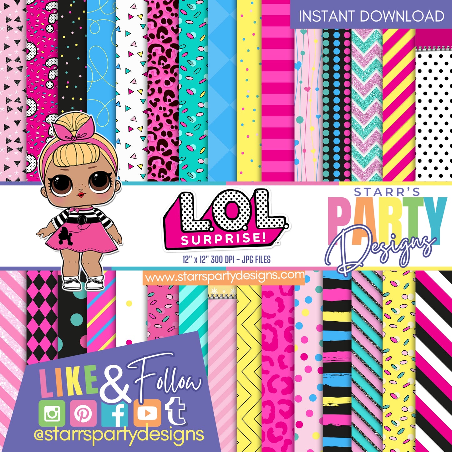 LOL DOLLS PAPER PACK 2