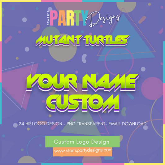 CUSTOM LOGO | MUTANT TURTLES