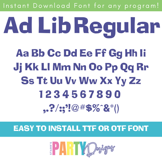 AB LIB REGULAR FONT