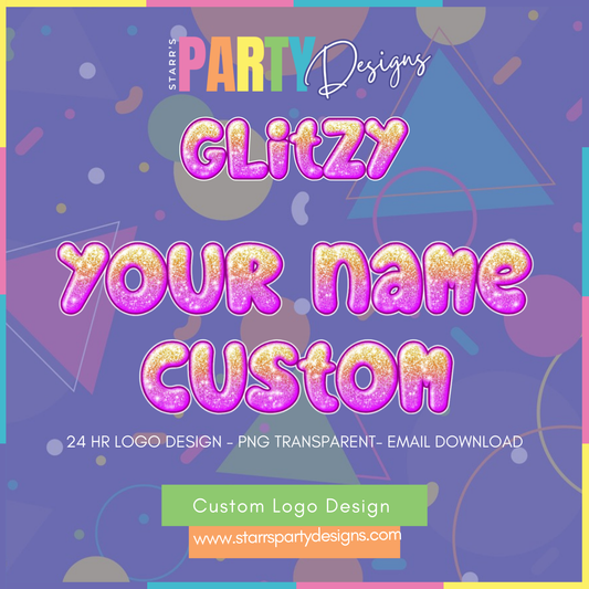 CUSTOM LOGO | GLITZY