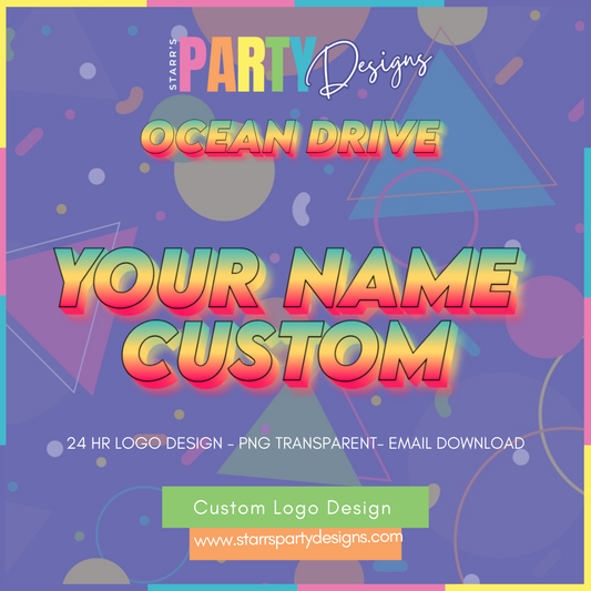 CUSTOM LOGO | OCEAN DRIVE