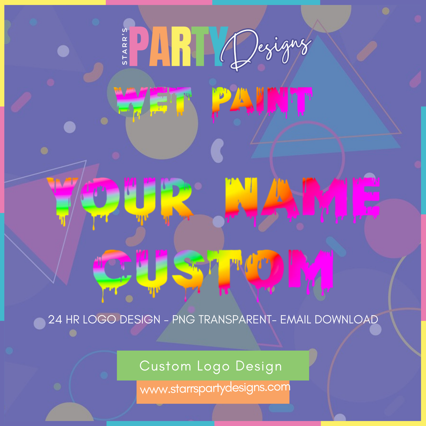 CUSTOM LOGO | WET PAINT