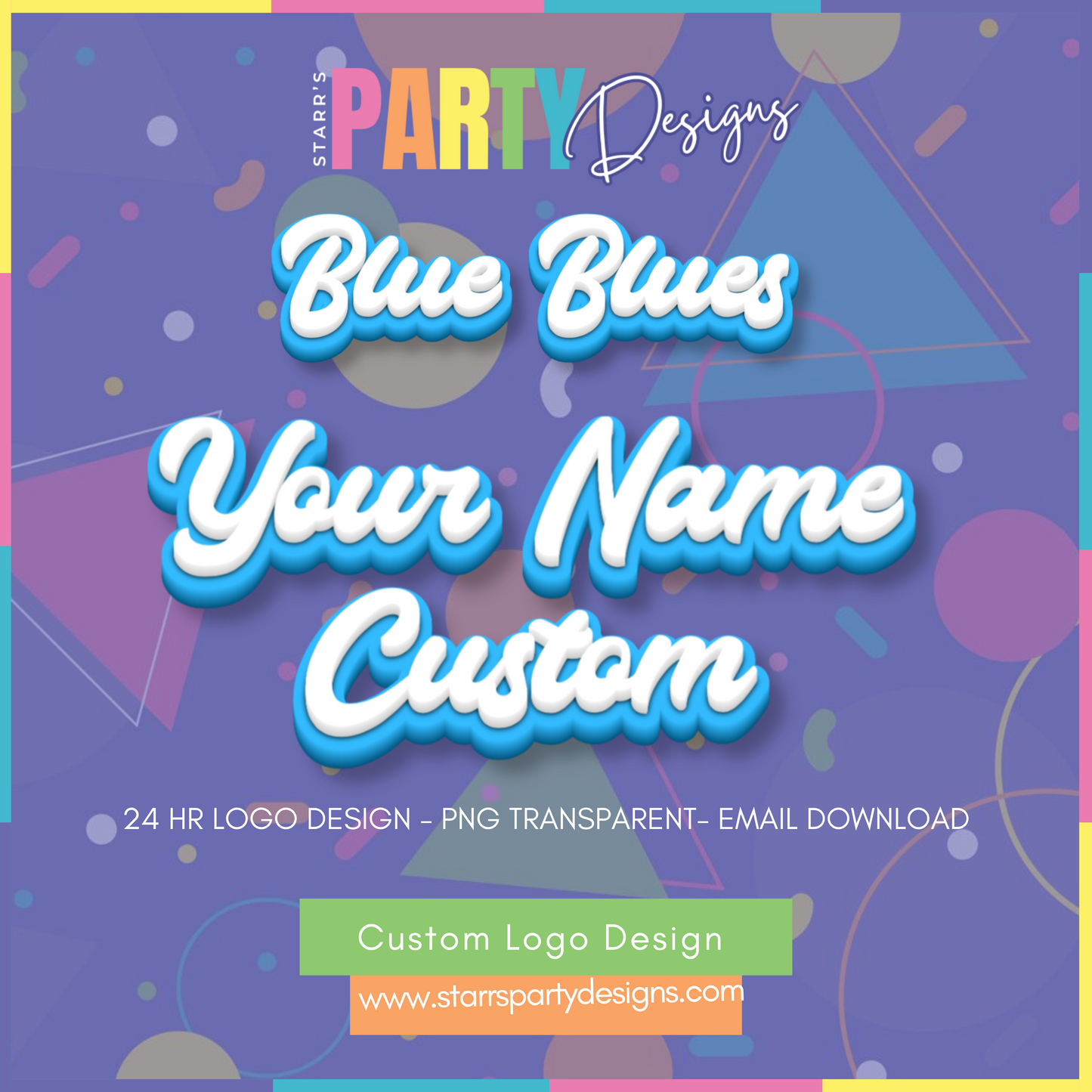 CUSTOM LOGO | BLUE BLUES