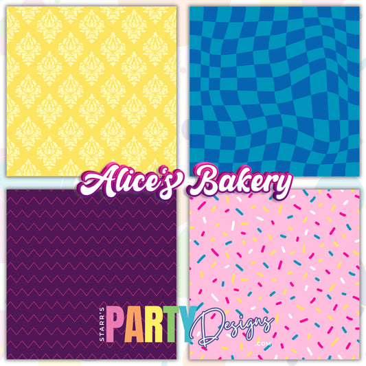 ALICE'S BAKERY PAPER PACK 2