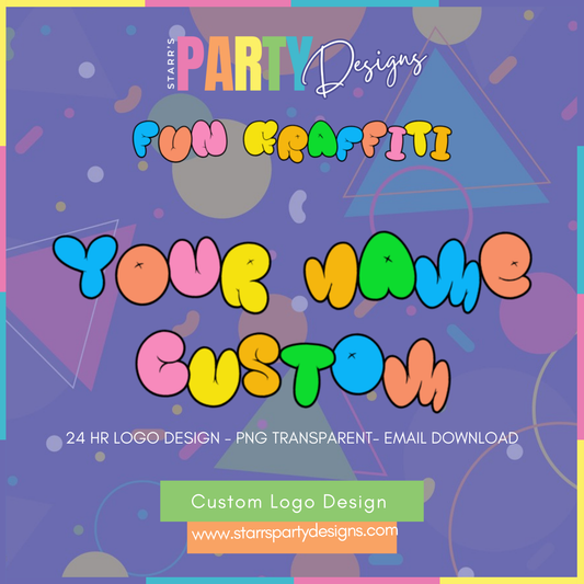 CUSTOM LOGO | FUN GRAFFITI