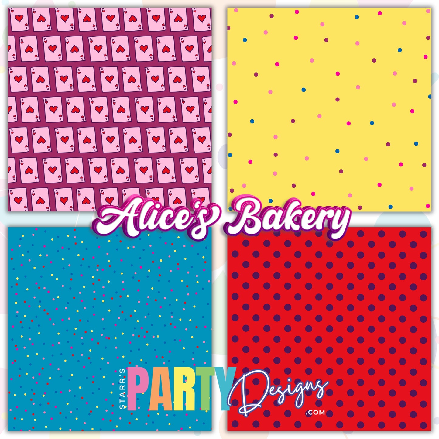 ALICE'S BAKERY PAPER PACK 2