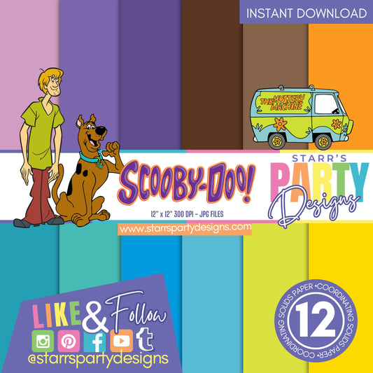 SCOOBY DOO SOLIDS PAPER PACK