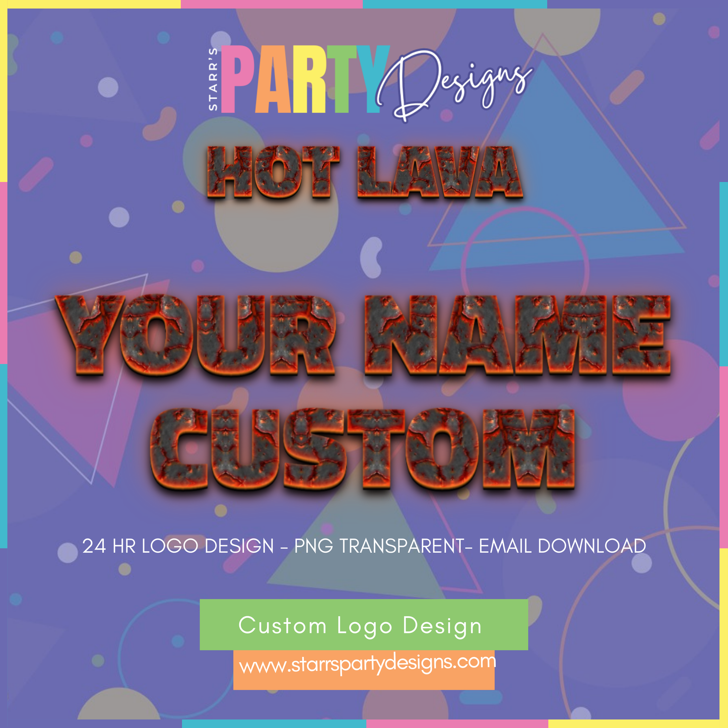 CUSTOM LOGO | HOT LAVA