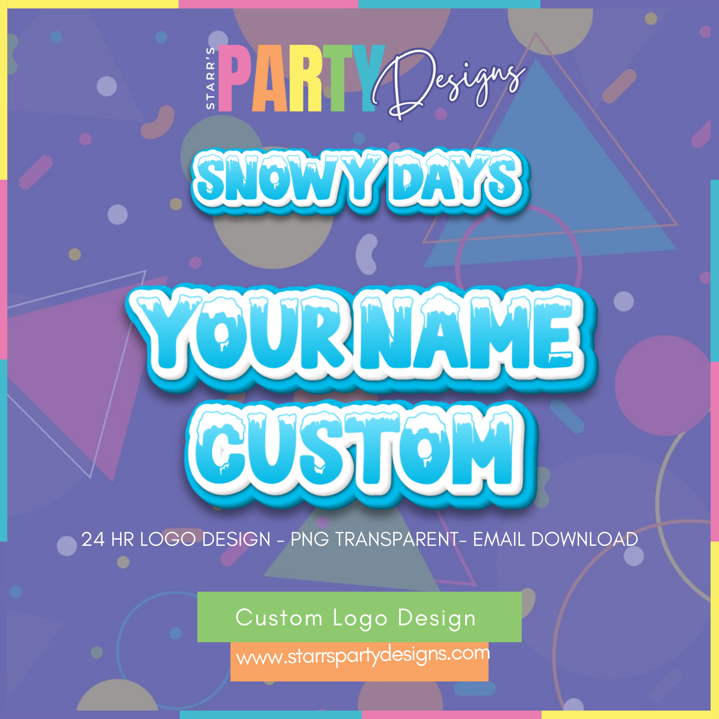 CUSTOM LOGO | SNOWY DAYS