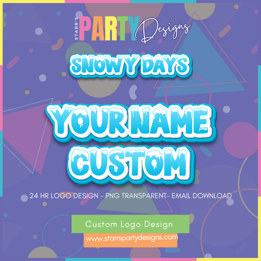 CUSTOM LOGO | SNOWY DAYS