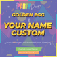 CUSTOM LOGO | GOLDEN EGG