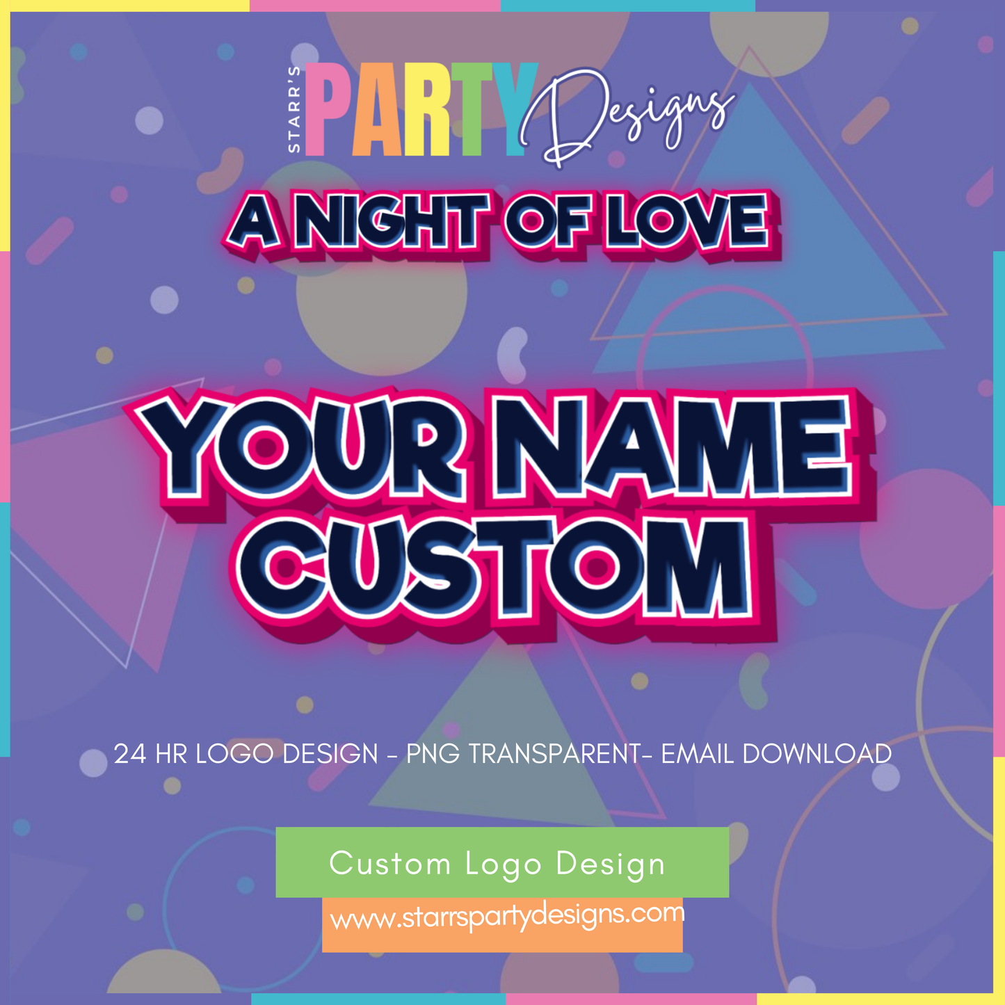 CUSTOM LOGO | A NIGHT OF LOVE