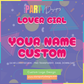 CUSTOM LOGO | LOVER GIRL