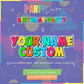 CUSTOM LOGO | BIRTHDAY PARTY