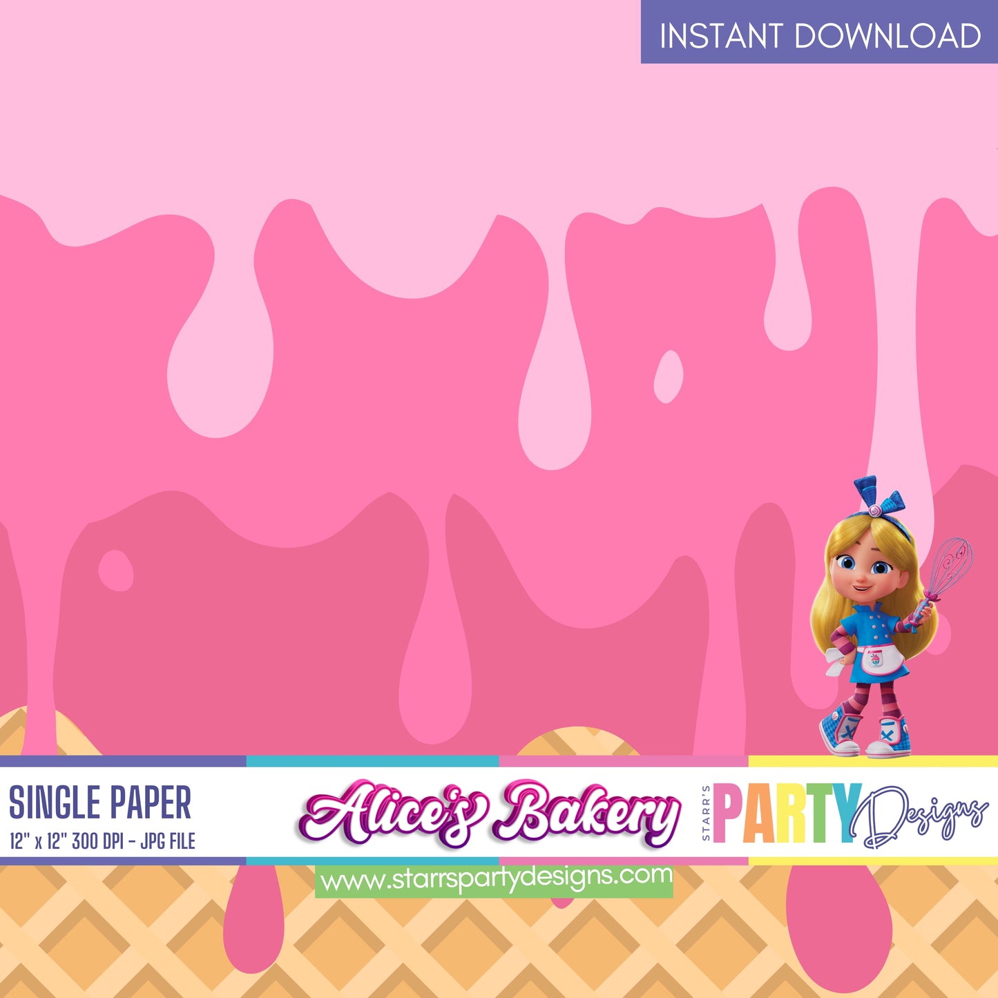 ALICE'S BAKERY DIGITAL PAPER