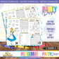 PLACEMAT ACTIVITY SHEET | ALICE IN WONDERLAND A4