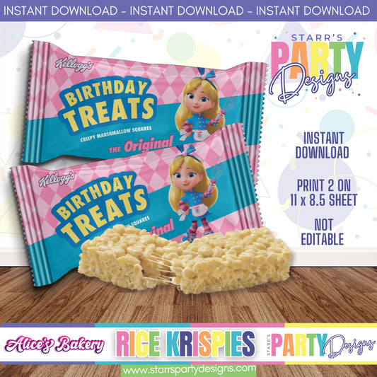 RICE KRISPIES DESIGN | ALICE'S BAKERY A3