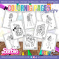 BARBIE COLORING PAGES 1