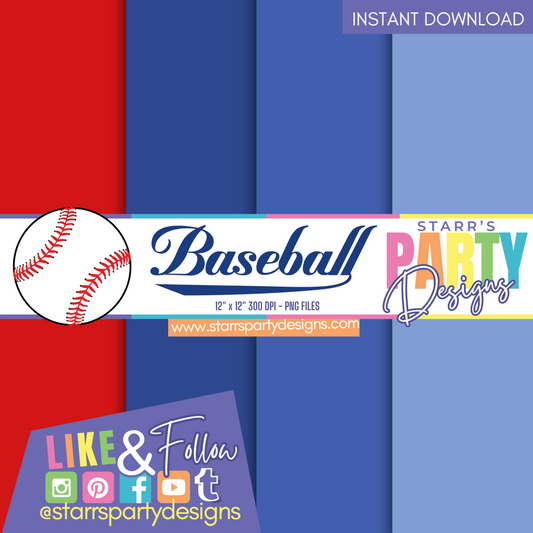 BASEBALL SOLIDS PAPER PACK