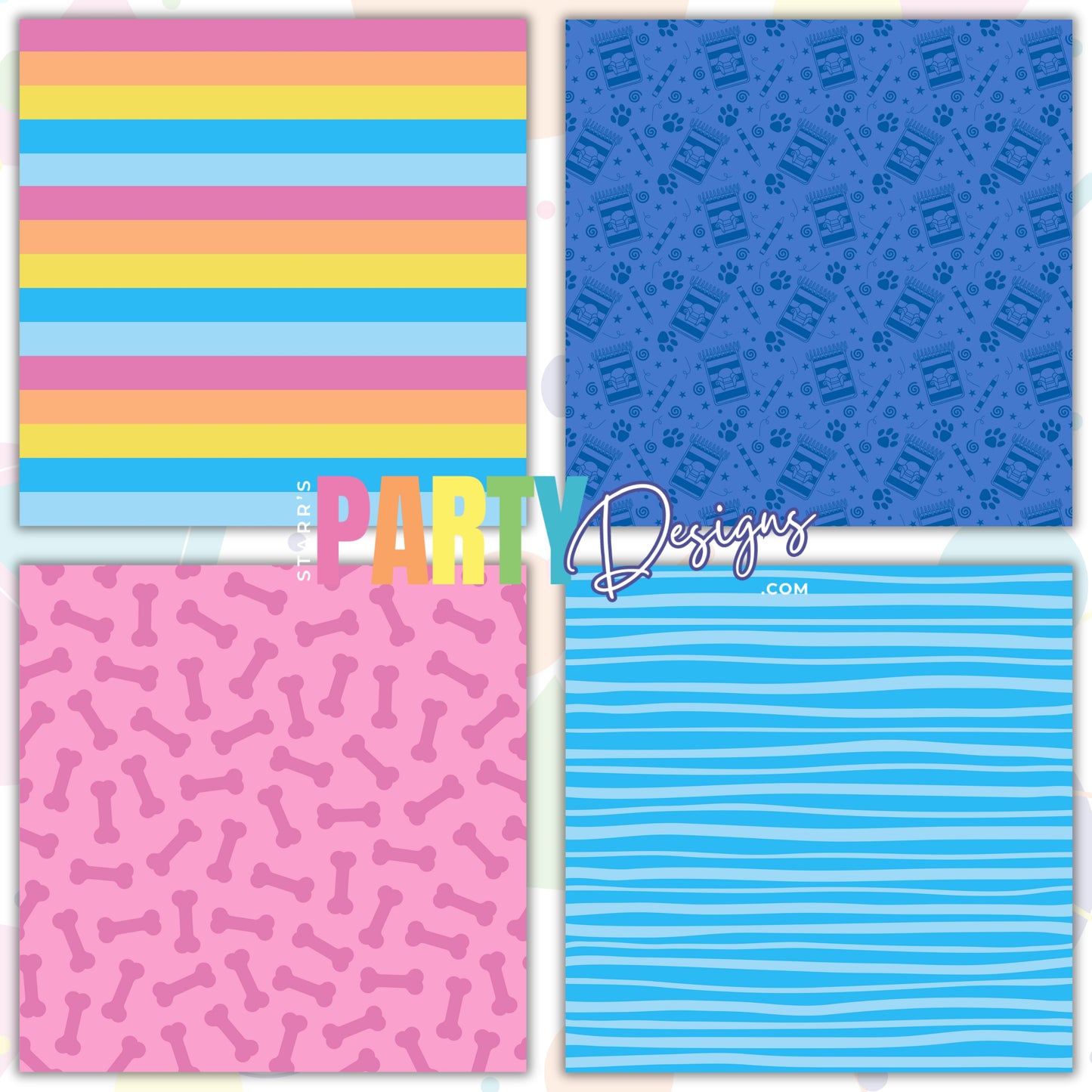 BLUE'S CLUES COLORFUL PAPER PACK A2