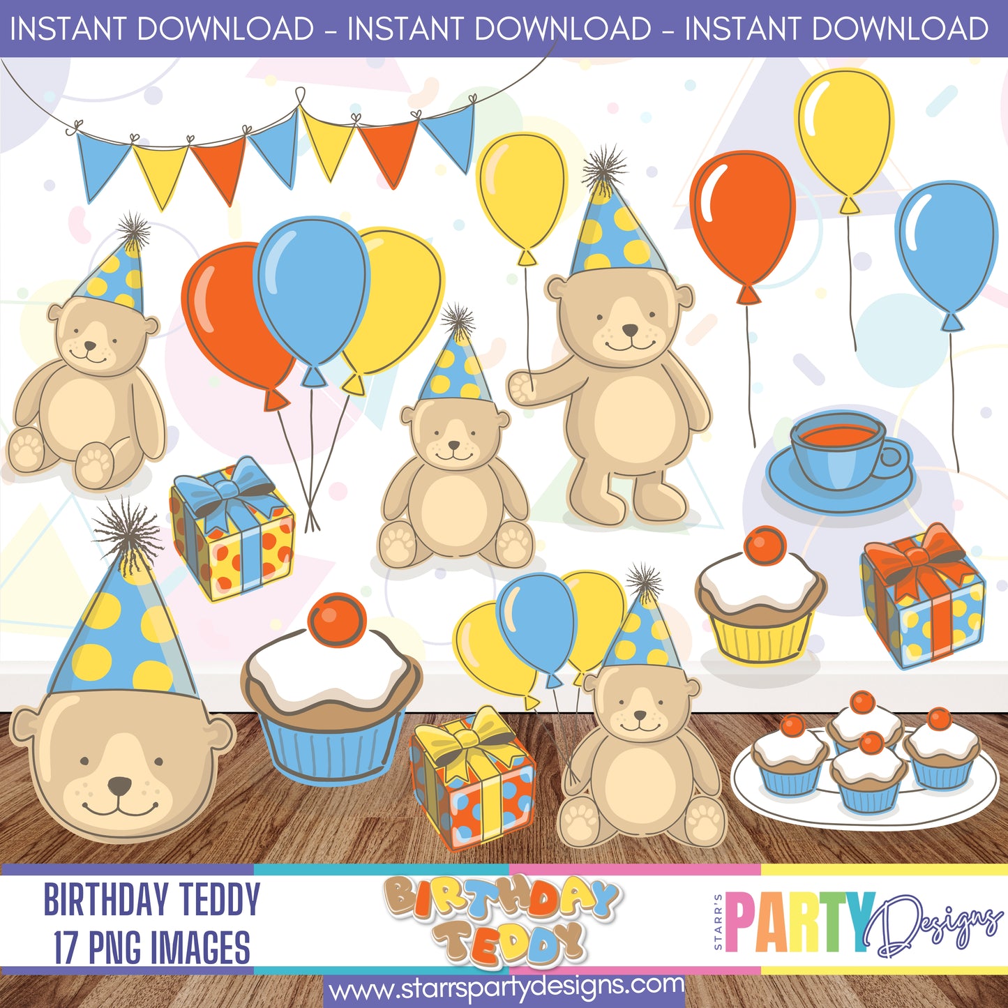 BIRTHDAY TEDDY PNG IMAGES