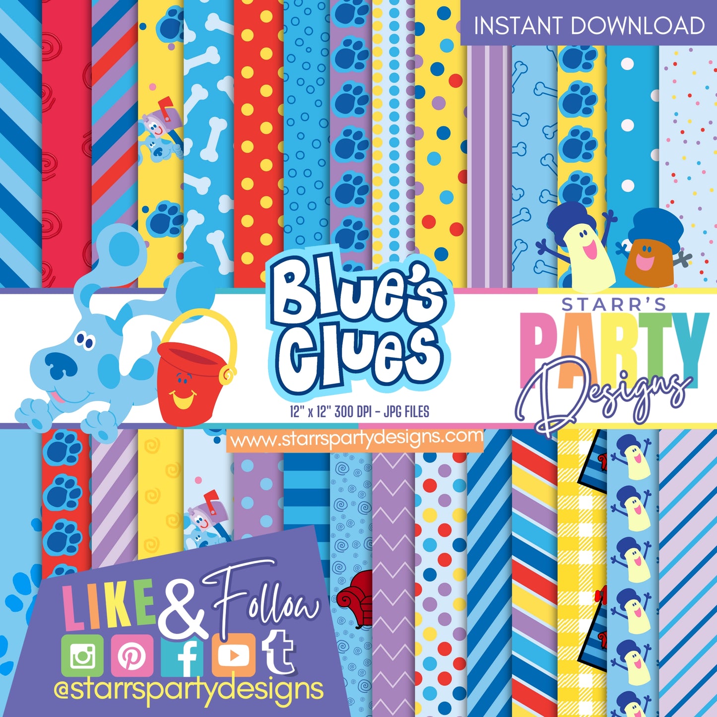 BLUE'S CLUES PAPER PACK 1