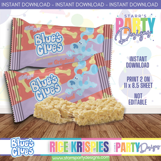 RICE KRISPIES DESIGN | BLUE'S CLUES PASTEL B2