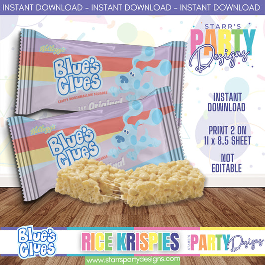 RICE KRISPIES DESIGN | BLUE'S CLUES PASTEL B1