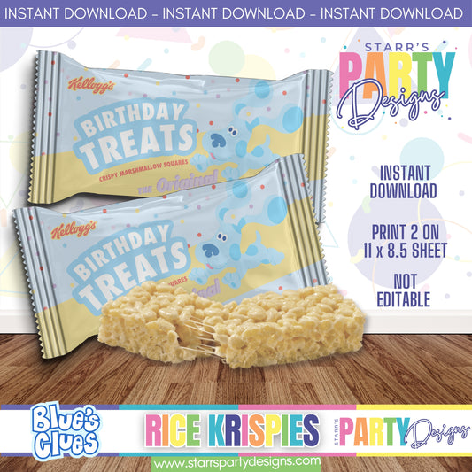 RICE KRISPIES DESIGN | BLUE'S CLUES PASTEL A1