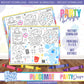 PLACEMAT ACTIVITY SHEET | BLUE'S CLUES PASTEL A6