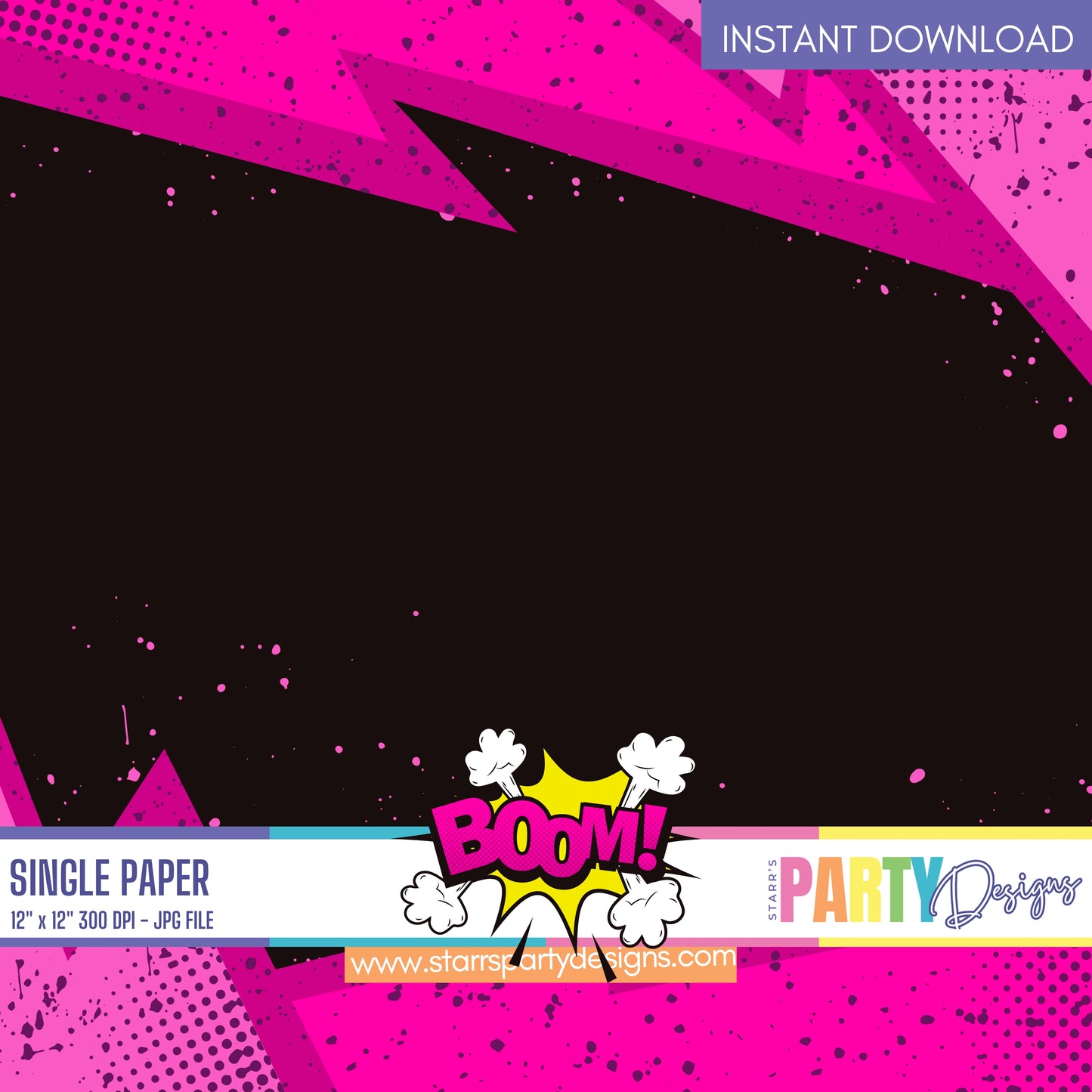 BOOM! GIRL DIGITAL PAPER 3